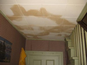 Water Damage Ceiling Work